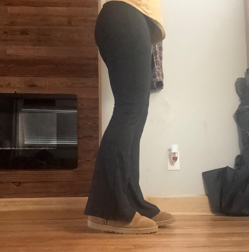 High Waisted Tummy Control Flared Pants