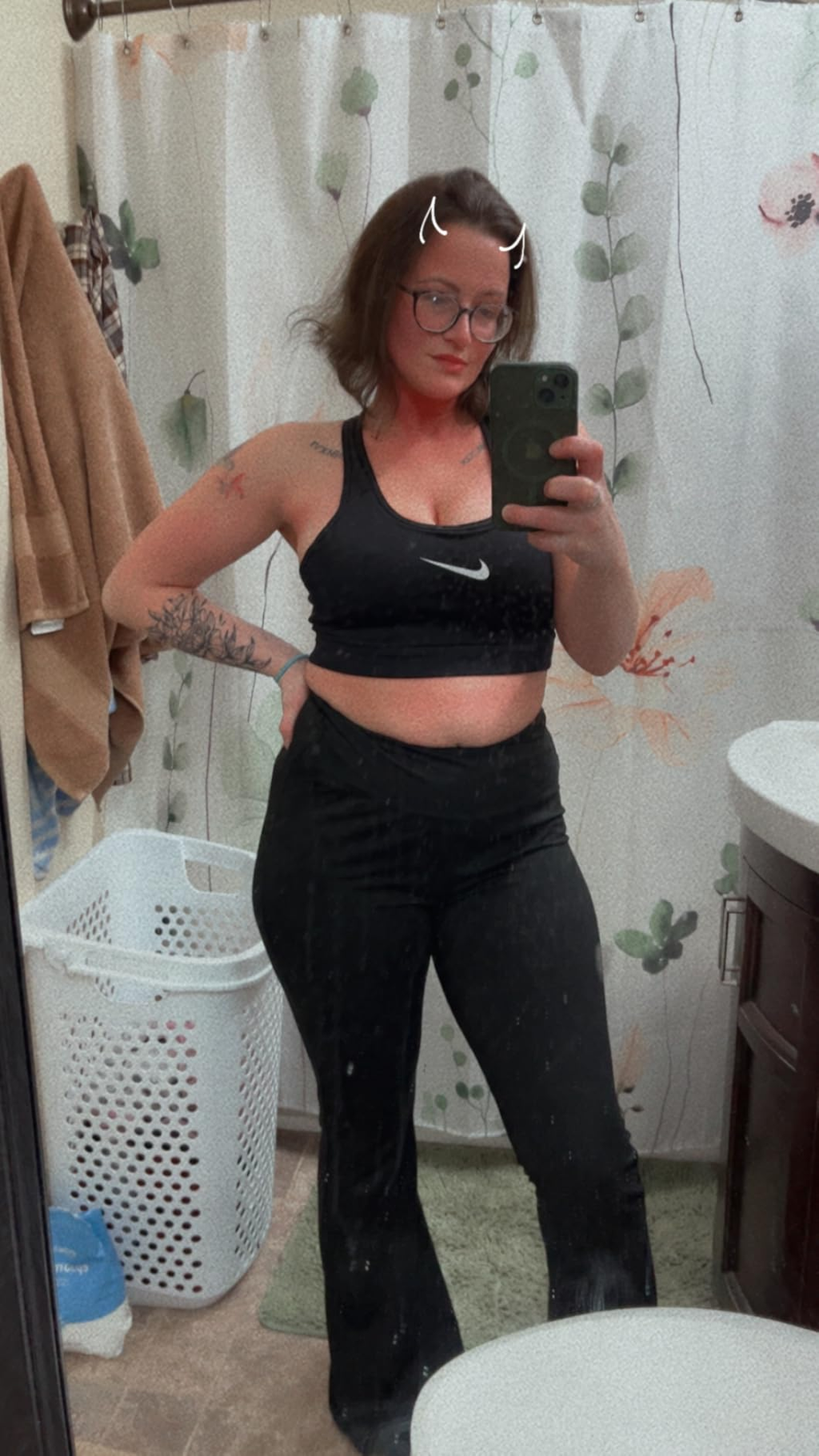 High Waisted Tummy Control Flared Pants