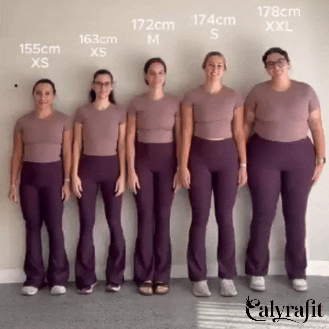 High Waisted Tummy Control Flared Pants