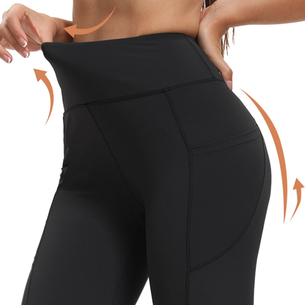 High Waisted Tummy Control Flared Pants