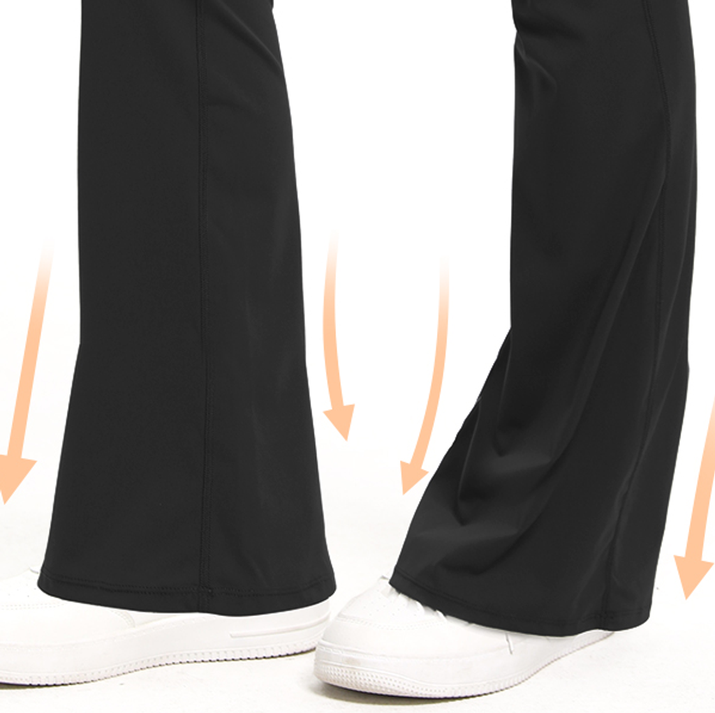 High Waisted Tummy Control Flared Pants