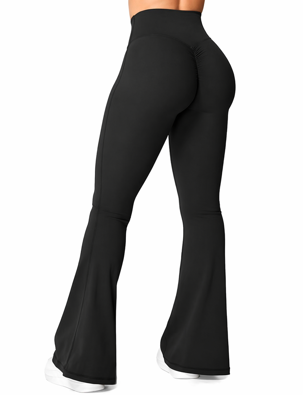 High Waisted Tummy Control Flared Pants